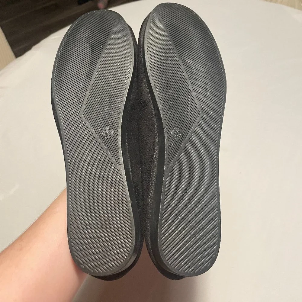 Black Rhinestone Flats - Picture 4 of 4